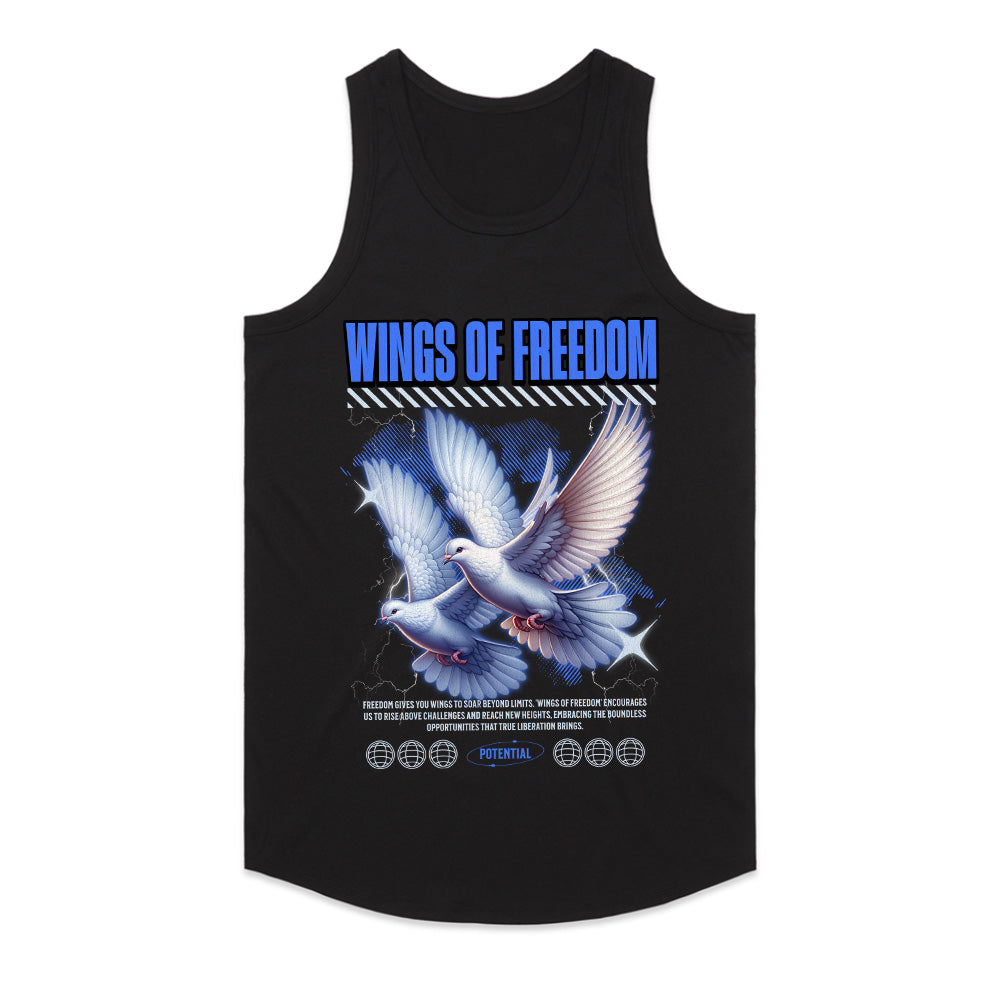 Limitless Flight: Wings of Freedom Tee