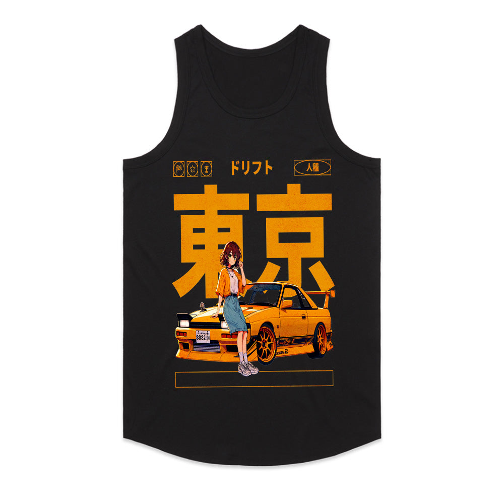Tokyo Drift Girl — Anime Style JDM Street Racing T-Shirt