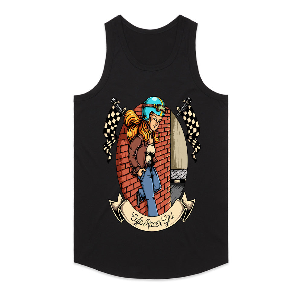 Throttle Beauty: Café Racer Girl Tee