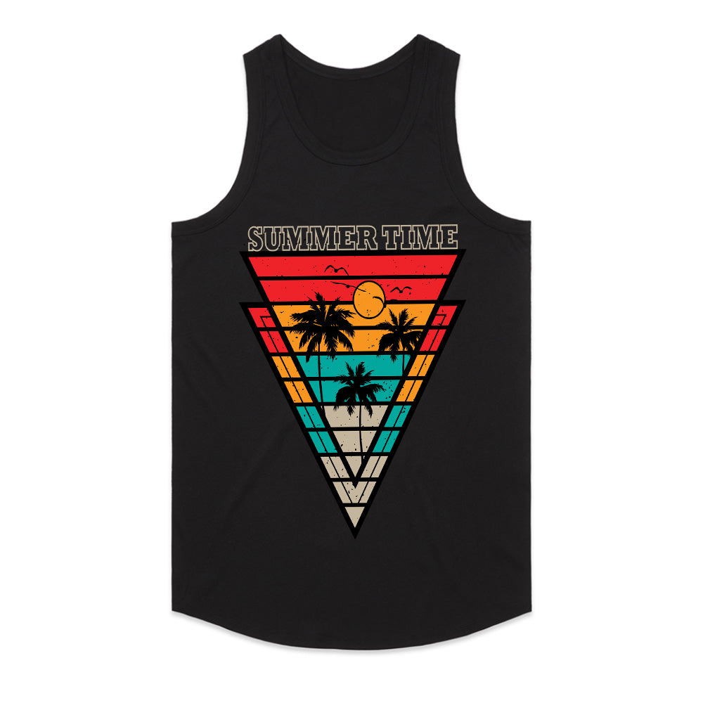 Retro Vibes: Sunset Pyramid Summer