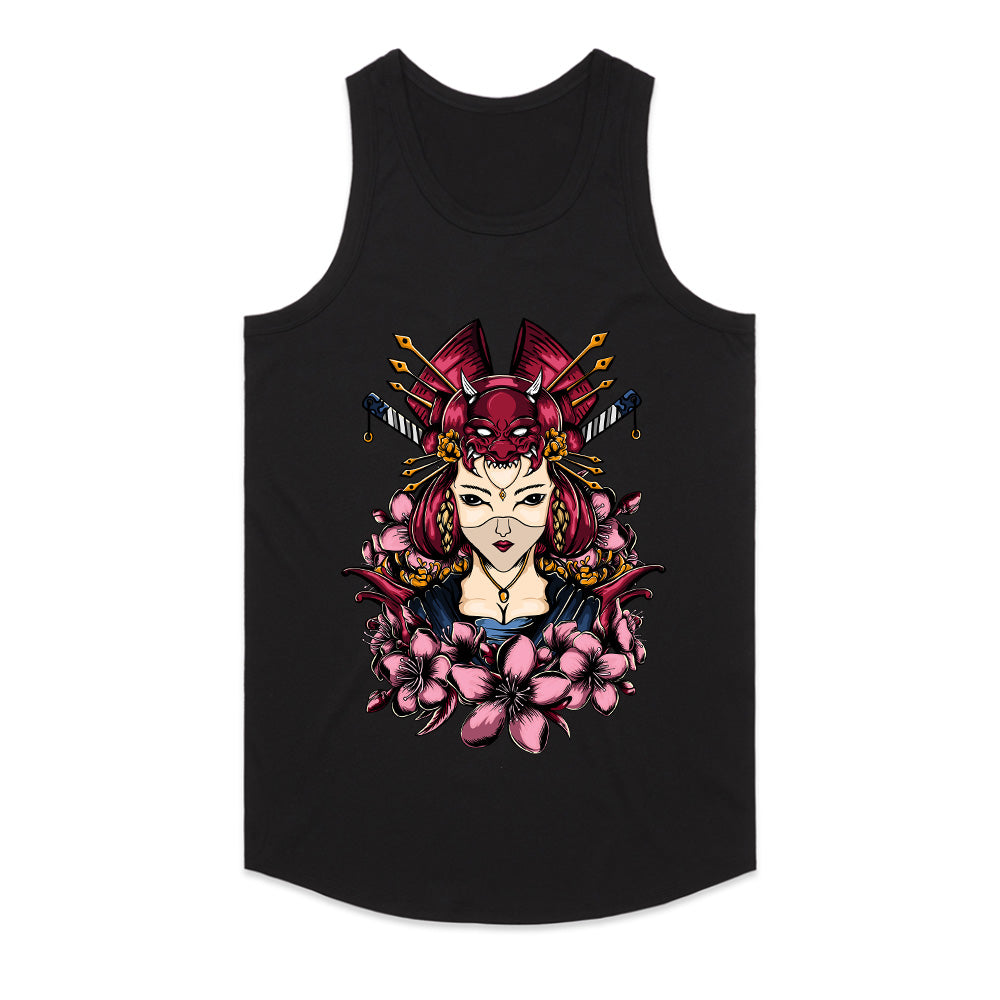 Samurai Blossom: Warrior Beauty Tee