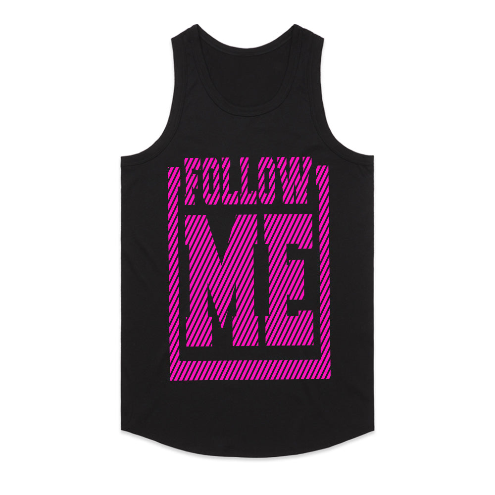 Follow Me: Bold Neon Statement Tee