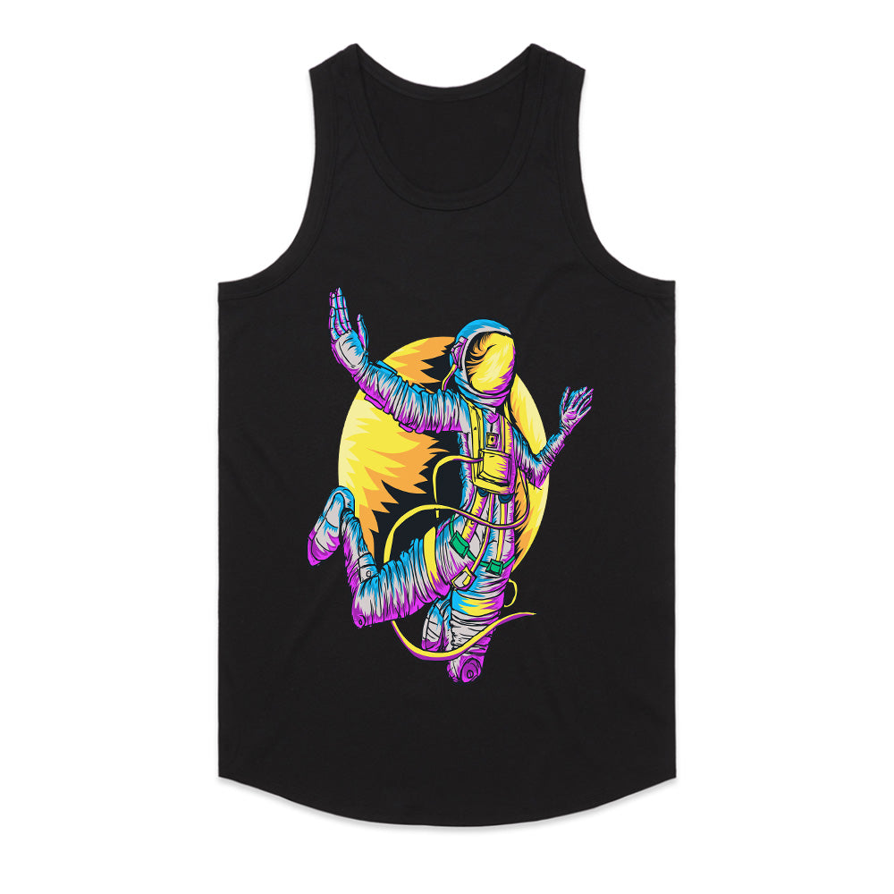 Cosmic Drift - Neon Astronaut Adventure Tee