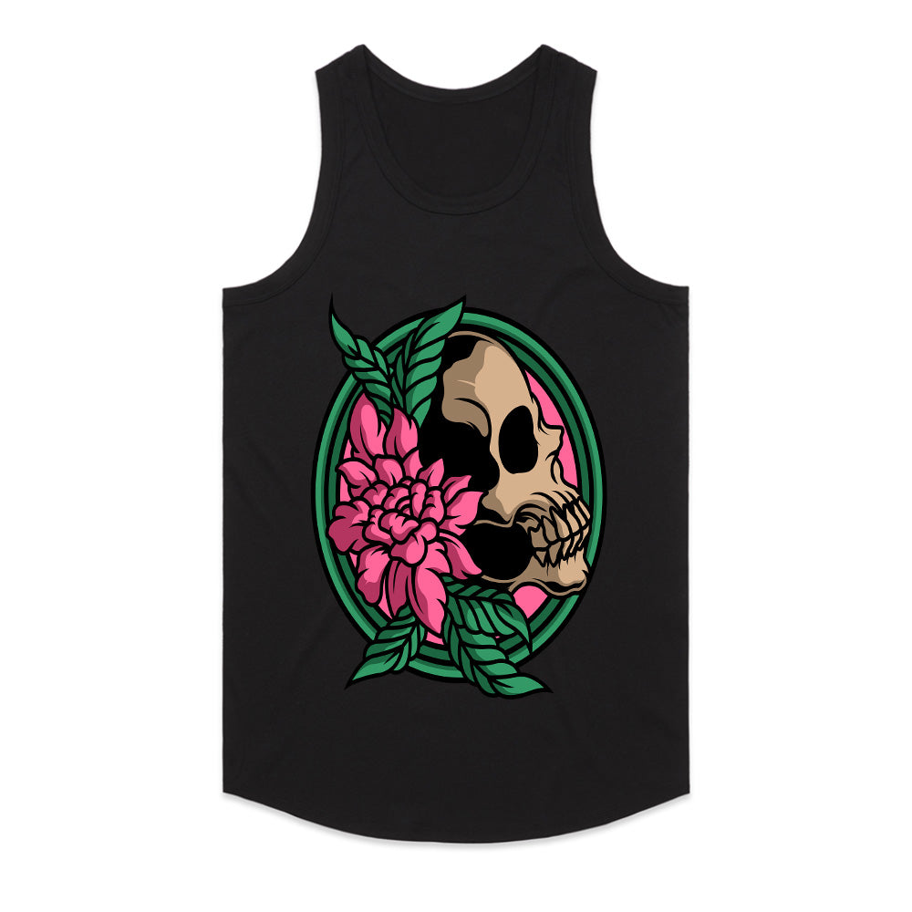 Floral Skull Fusion - Life and Death Art Tee