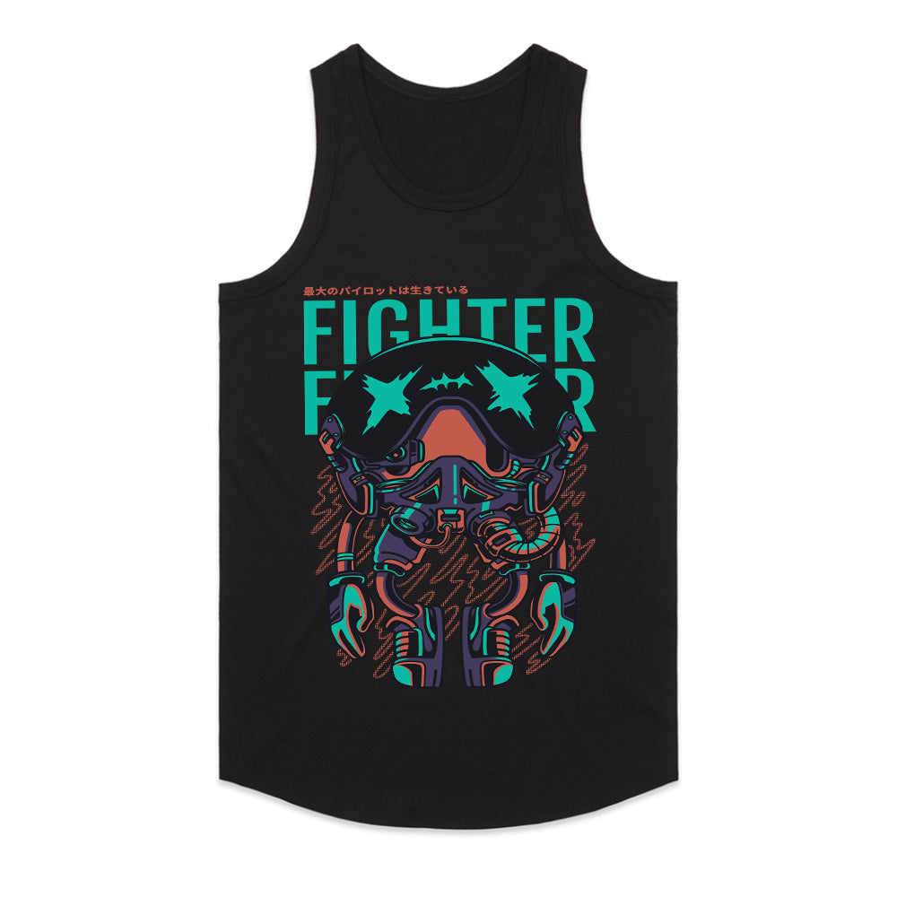 Neon Ace: Fighter Pilot Vision Tee