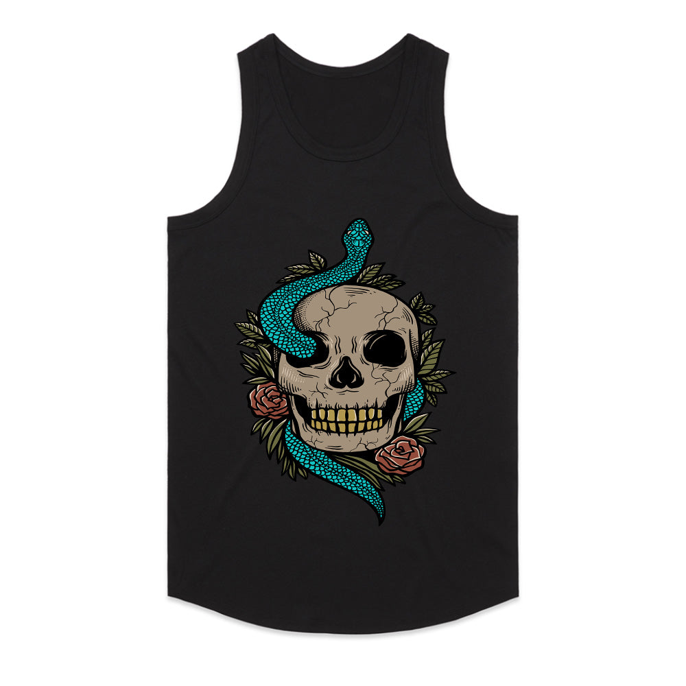 Serpent's Embrace: Death & Bloom Tee