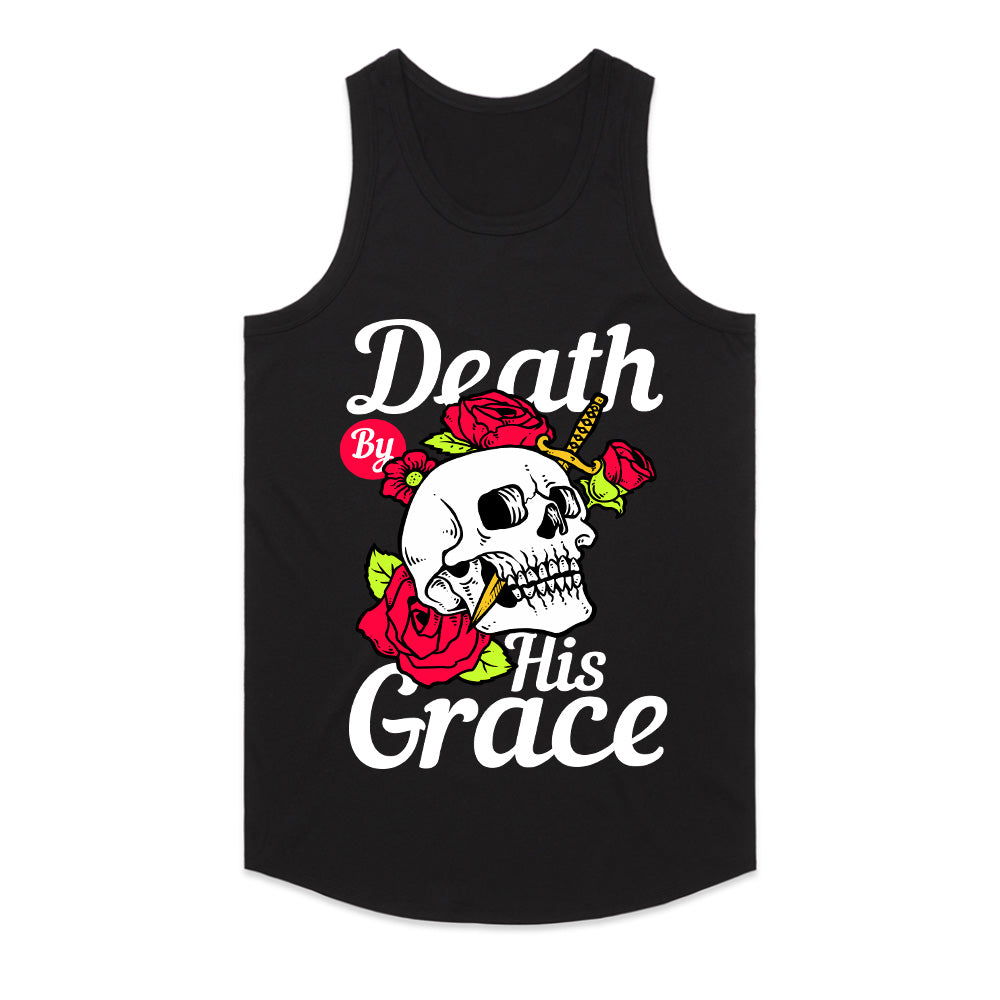 Death By His Grace Skull Tee