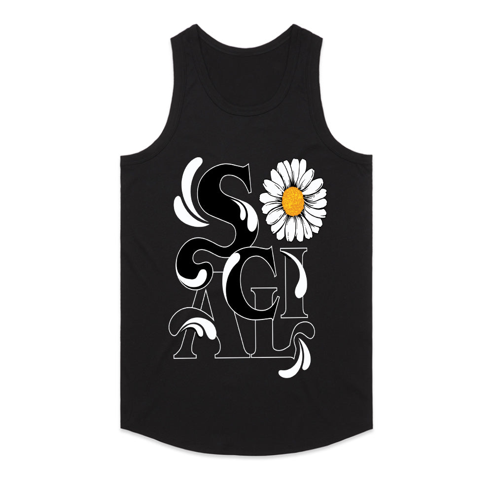 Daisy Bloom: Elegant Floral Statement Tee