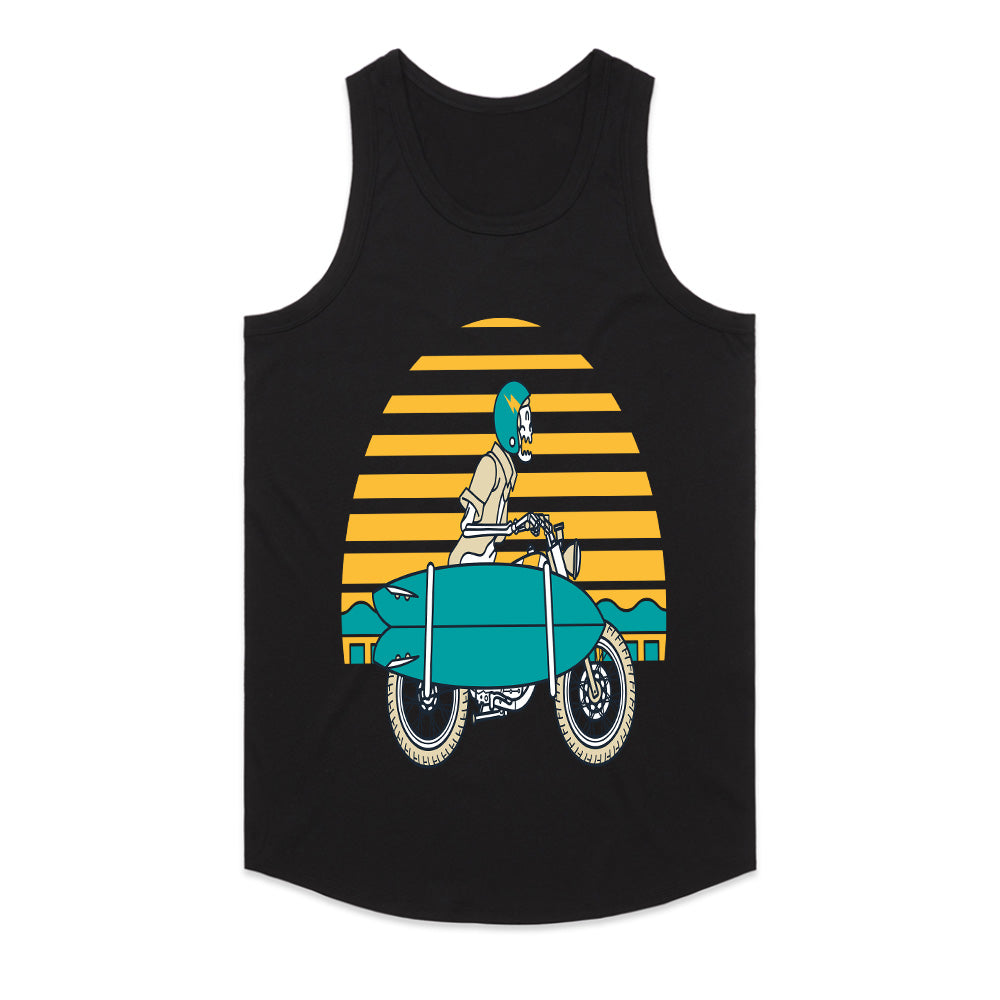 Sunset Rider: Skeleton Surf Escape Tee