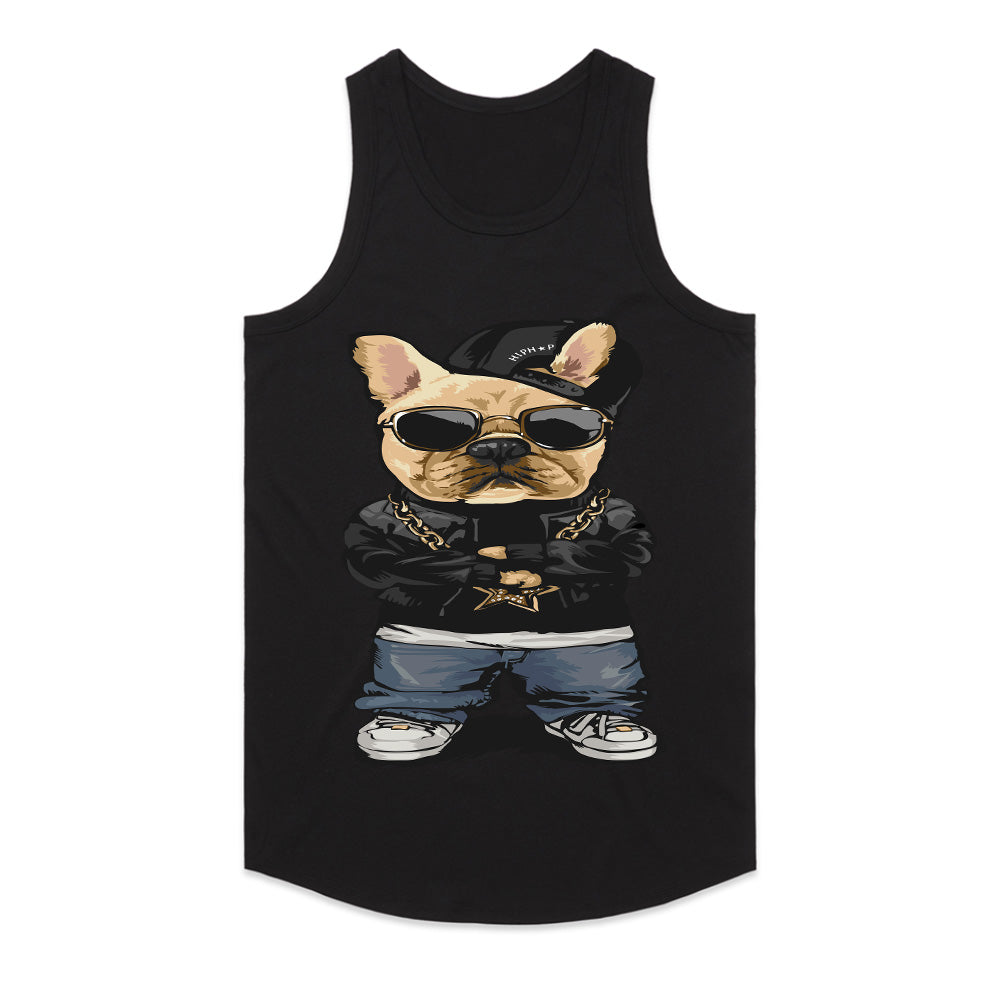 Bulldog Swagger: Hip-Hop Pup Tee