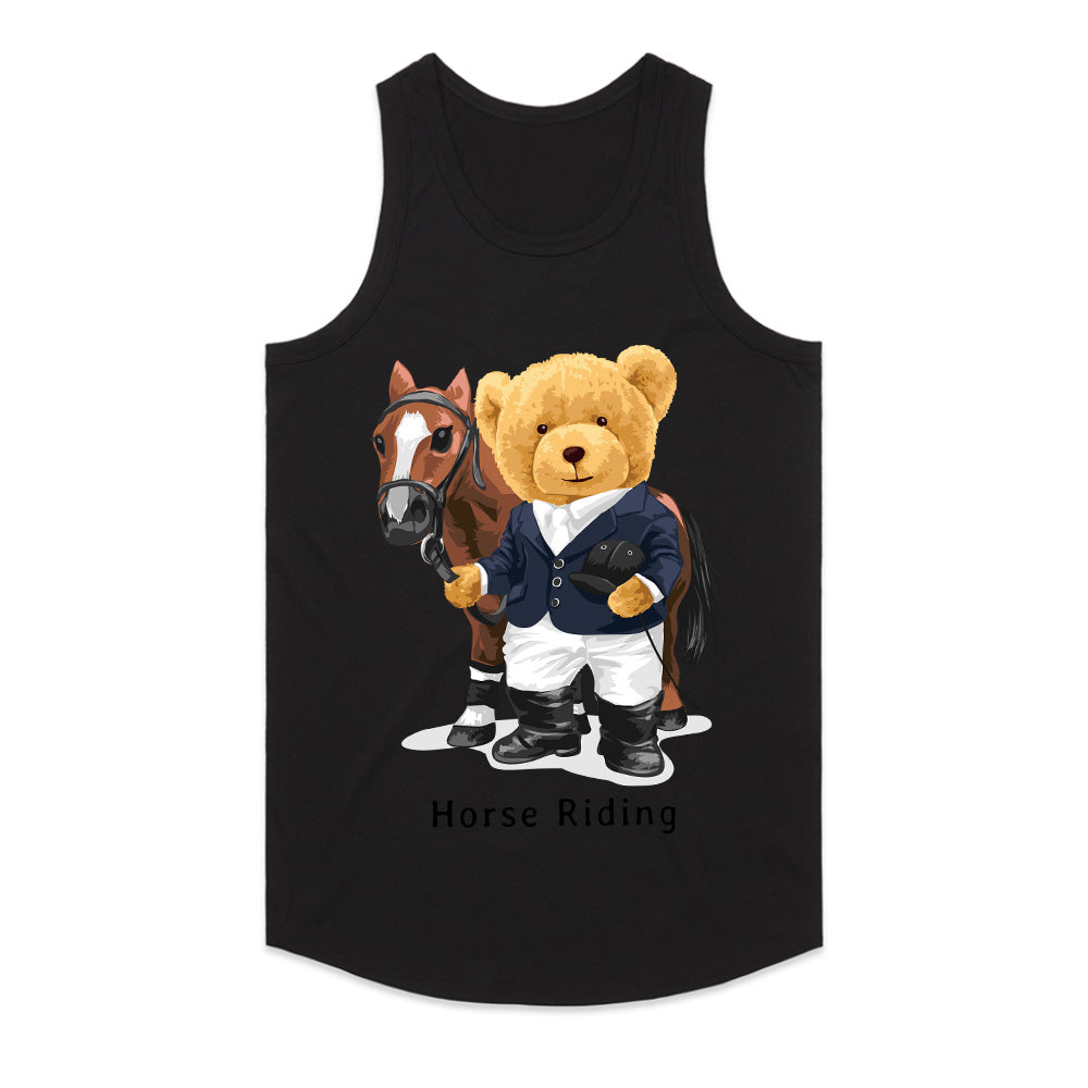 Equestrian Bear: Horse Riding Champion Tee