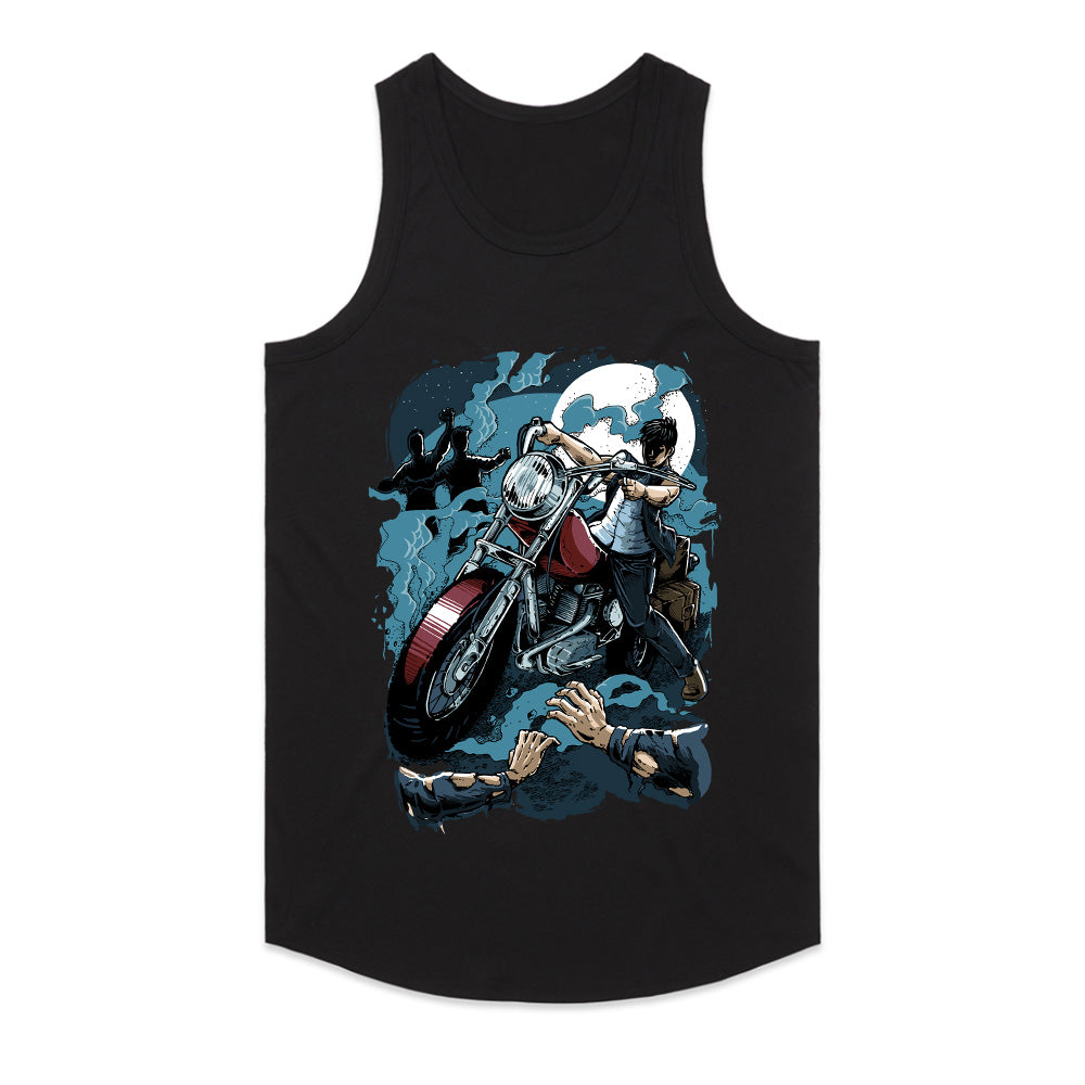 Midnight Escape – Zombie Rider Graphic Tee