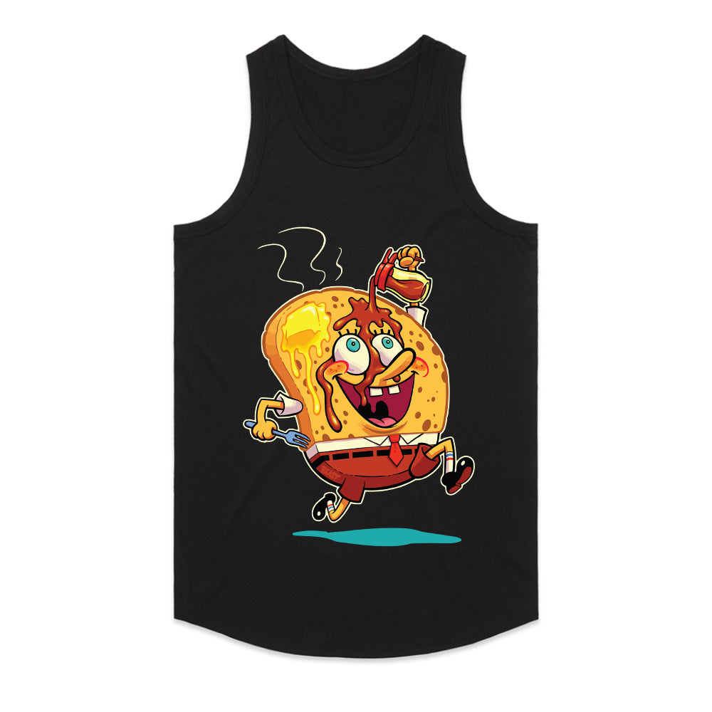Happy Toasty: Breakfast Cartoon Mashup Tee