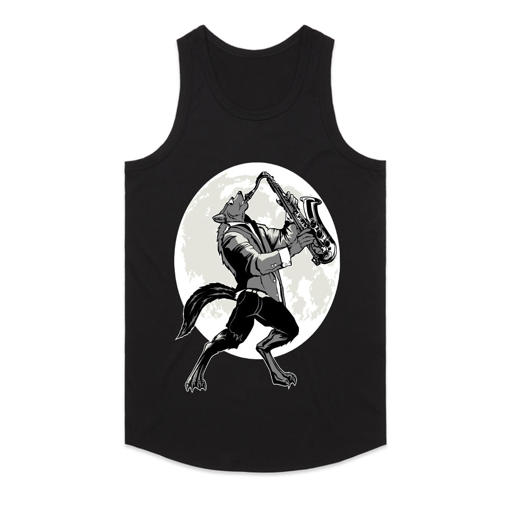 Moonlight Howl – Sax Werewolf Groove Tee