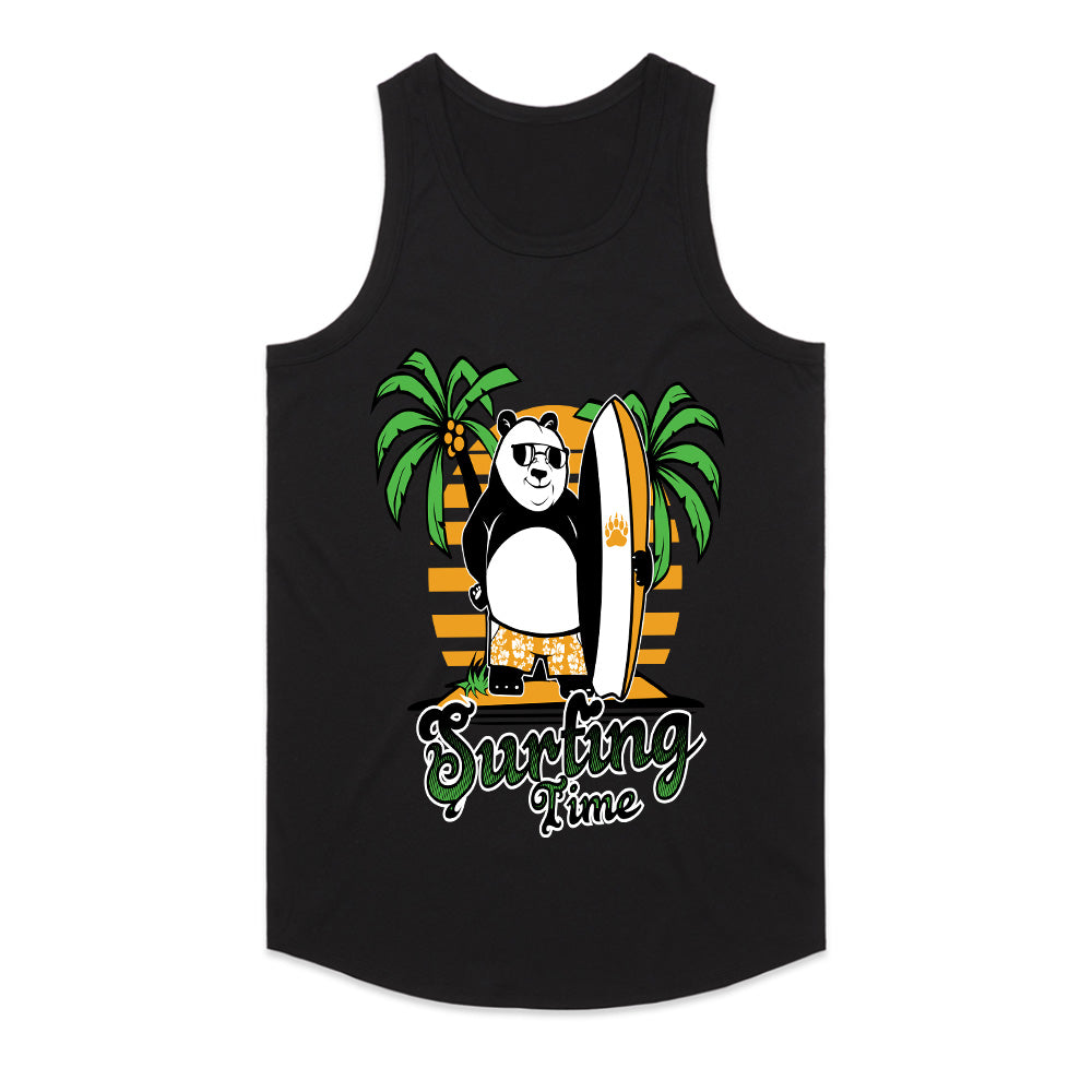 Surf & Chill – Panda Wave Rider Tee