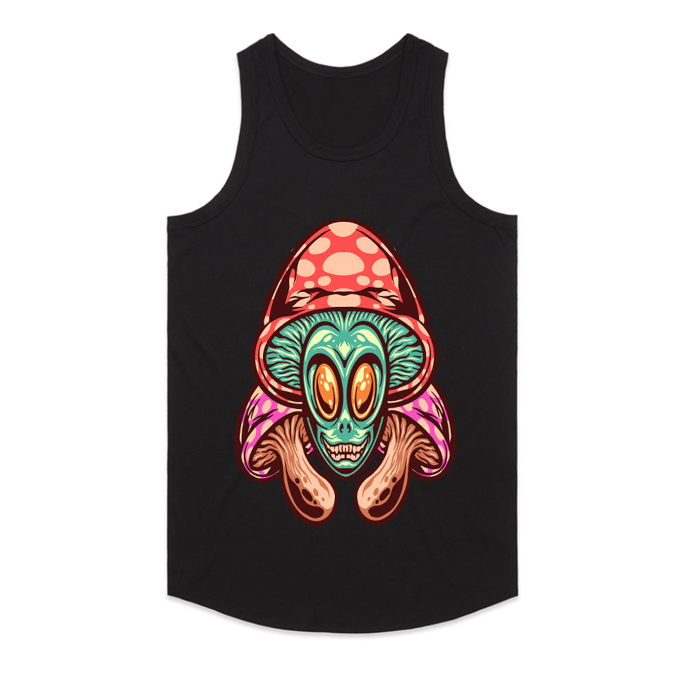 “Galactic Shroom Overlord” Psychedelic Alien Tee
