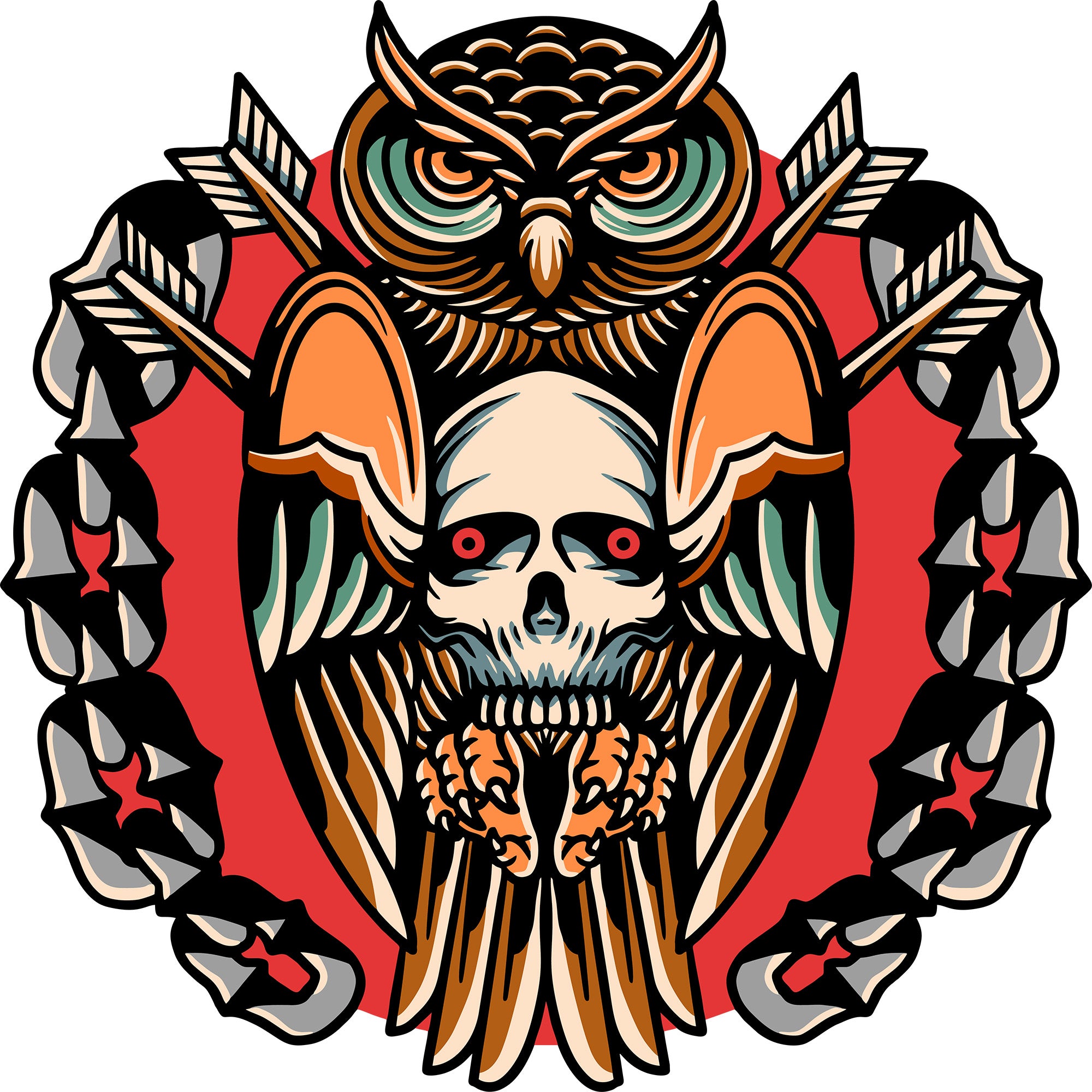 Nocturnal Omen: Eyes of the Underworld Tee