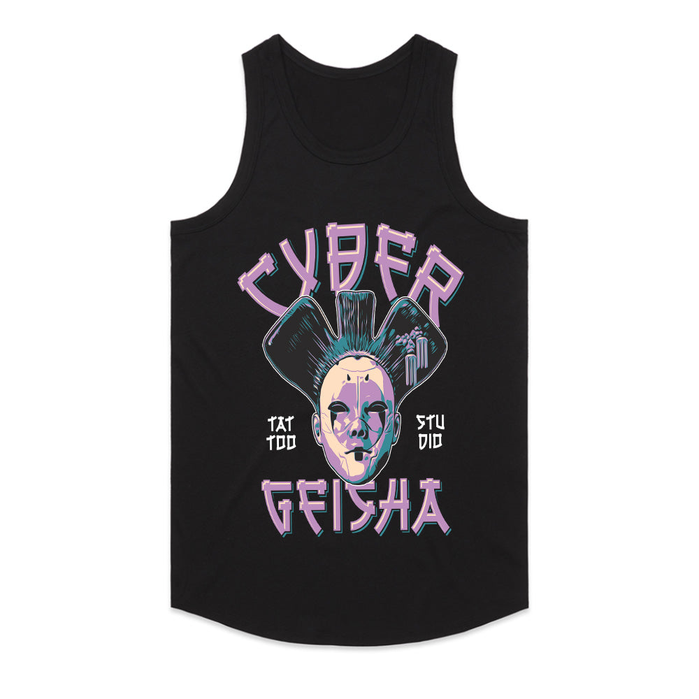 Cyber Geisha: Neon Tattoo Studio Fusion