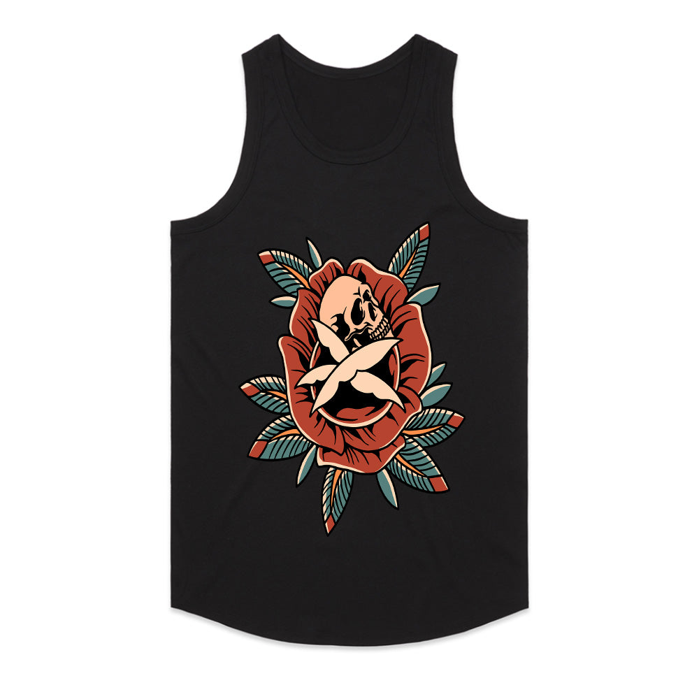 Bloom of Mortality - Skull & Rose Fusion Tee