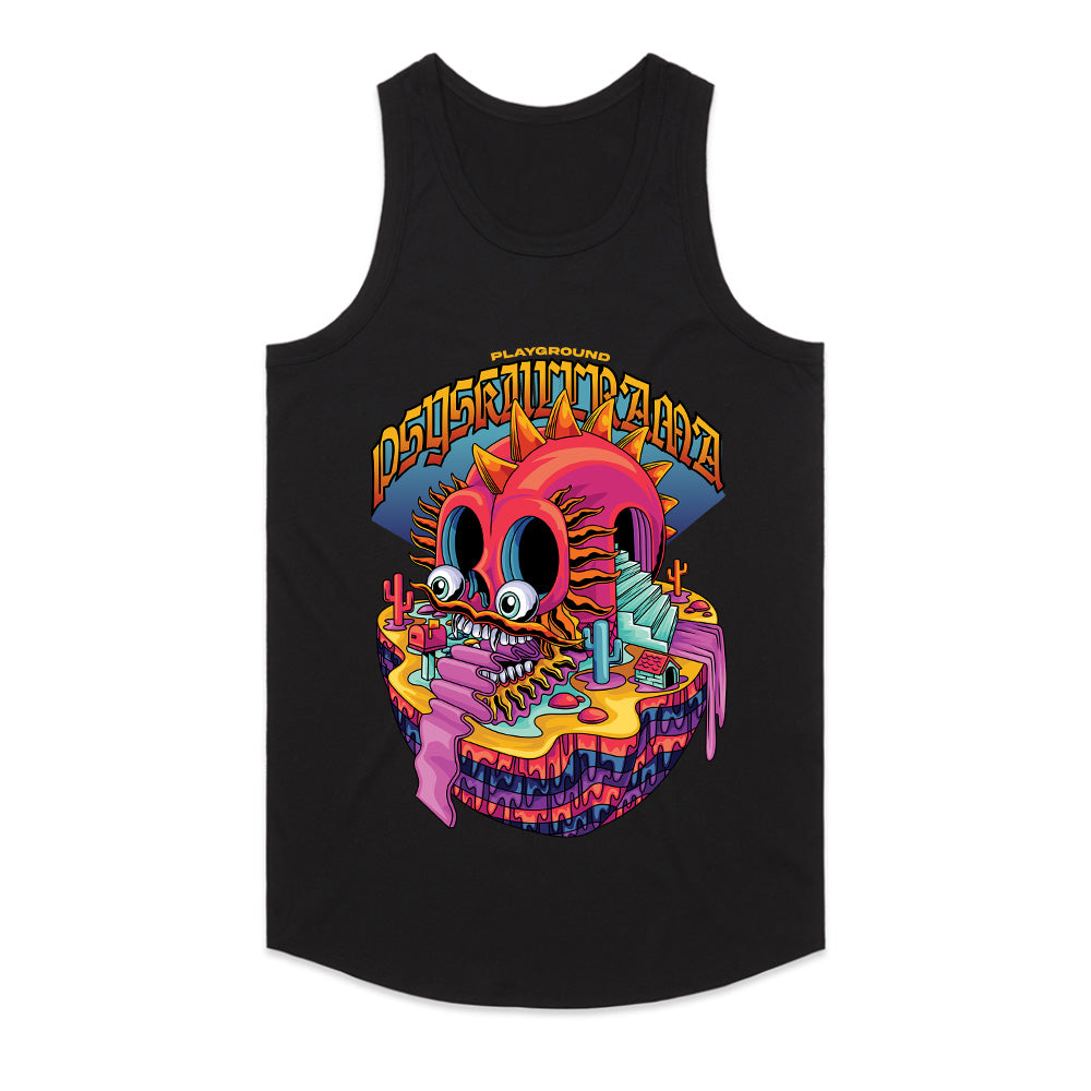 Psytrance Playground: Neon Skull Odyssey Tee