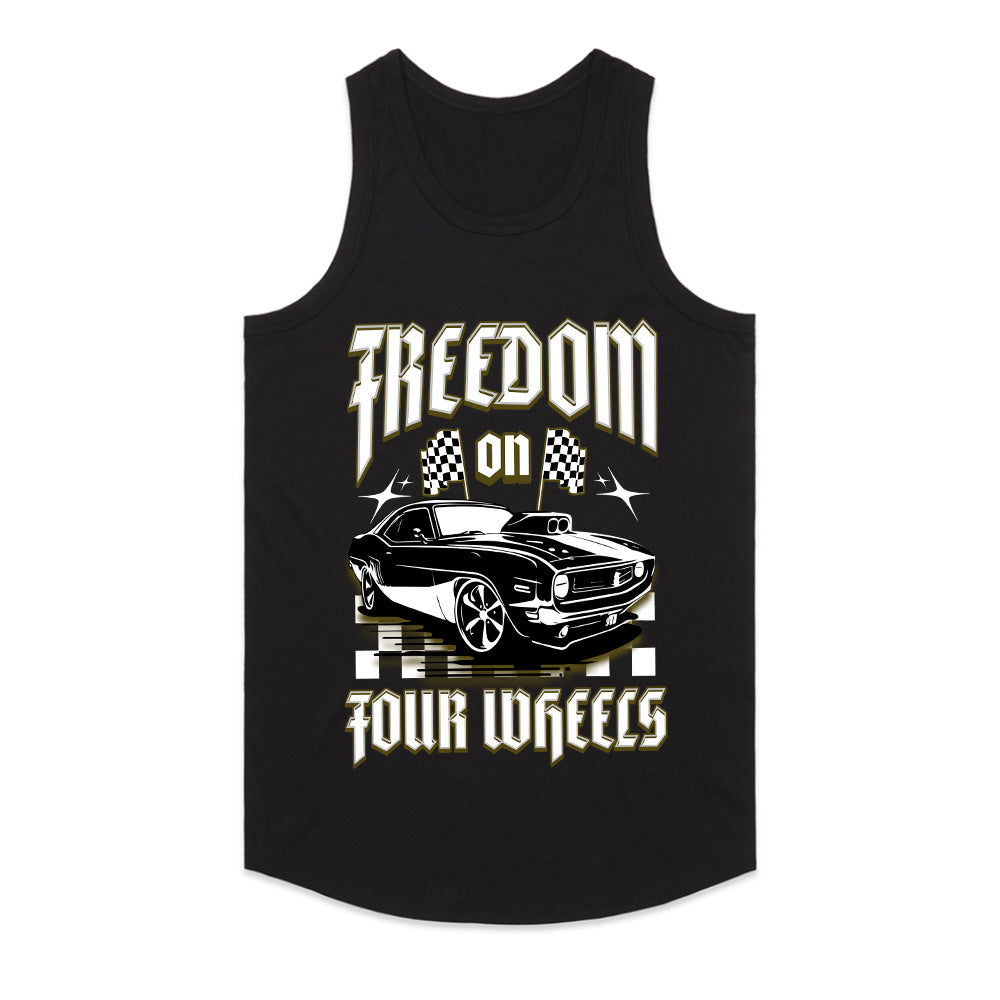 Freedom On Four Wheels: Muscle Car Power T-Shirt