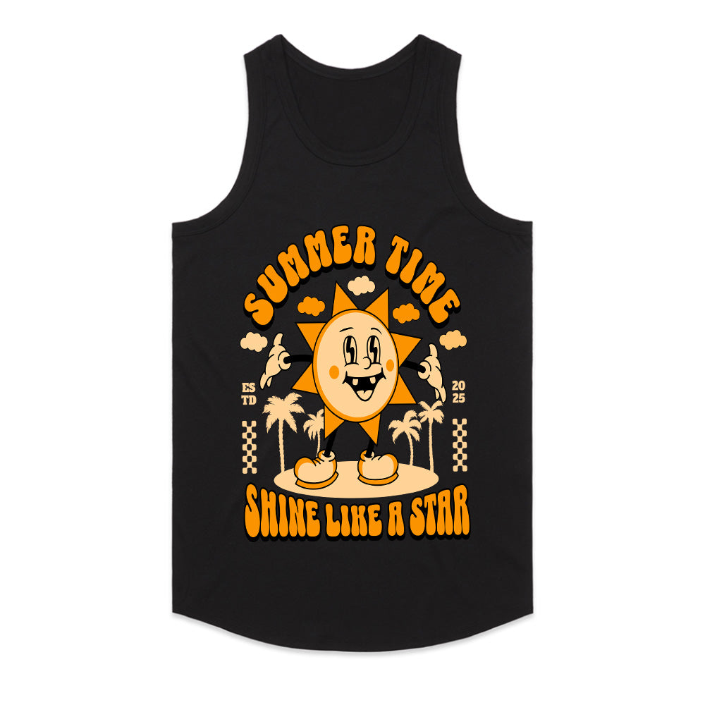 Golden Glow: Summer Time Retro Tee