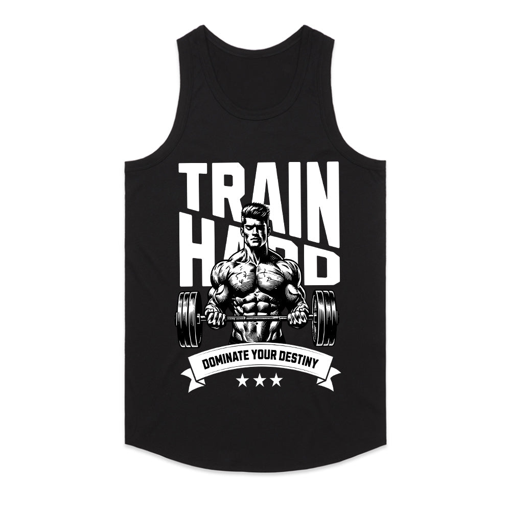Train Hard Gym T-Shirt – Dominate Your Destiny | Fitness Motivation Tee