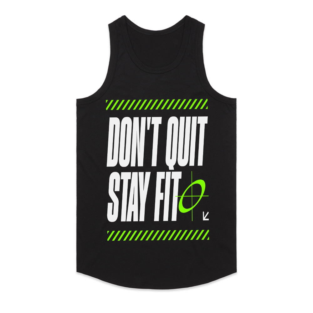 "Don't Quit Stay Fit Motivational Gym T-Shirt – Bold Fitness Apparel"