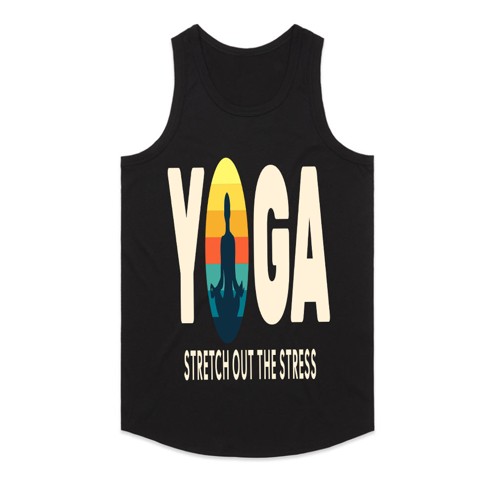 "Yoga – Stretch Out the Stress" Relaxing & Mindful T-Shirt