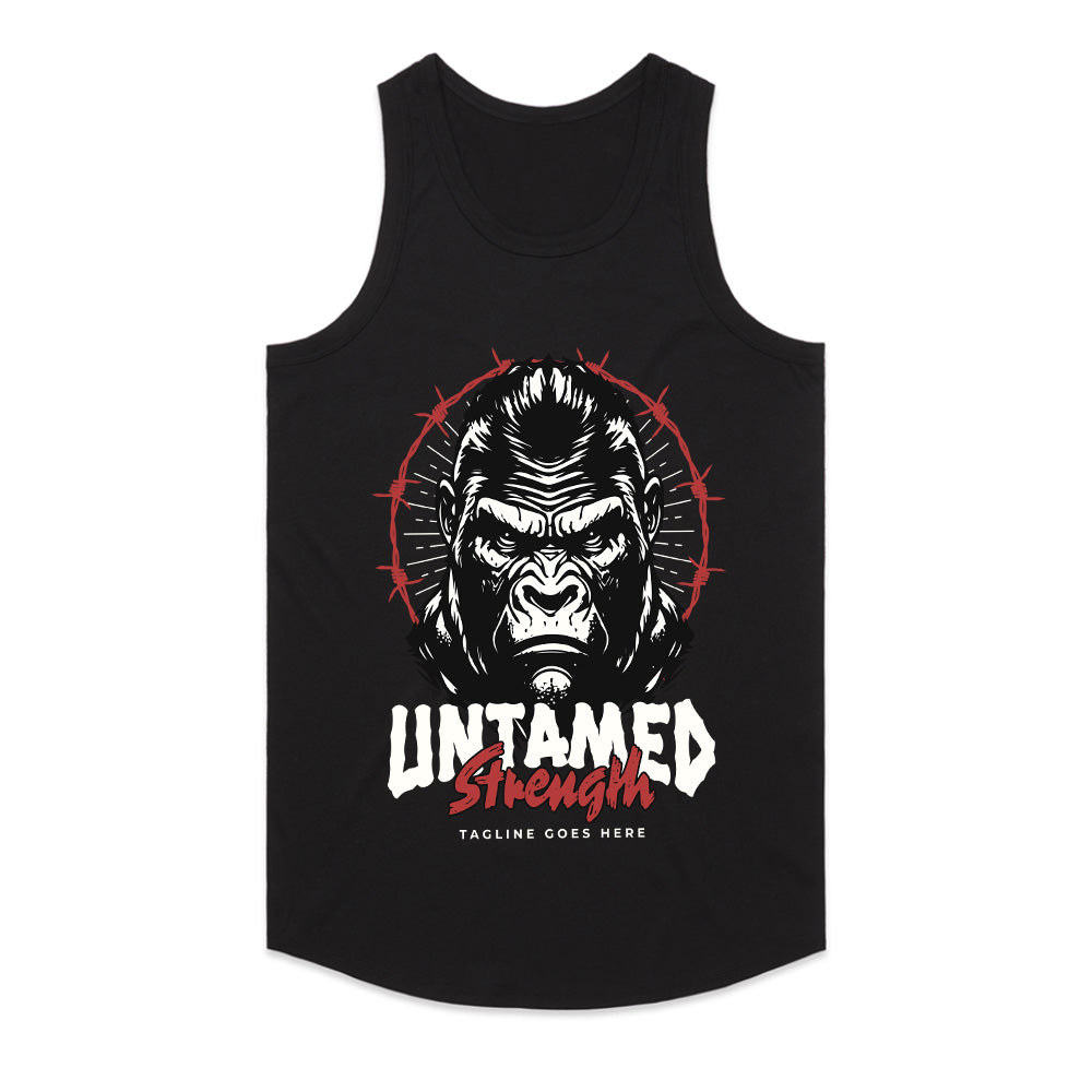 "Untamed Strength" Gorilla Gym T-Shirt – Unleash the Beast