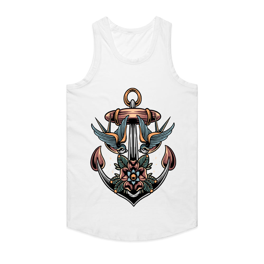 Anchor of Serenity: Nautical Spirit Streetwear Tee