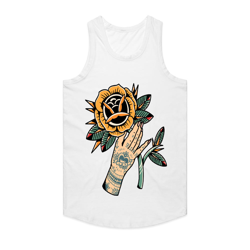 Tattooed Bloom: The Love & Thorn Streetwear Tee