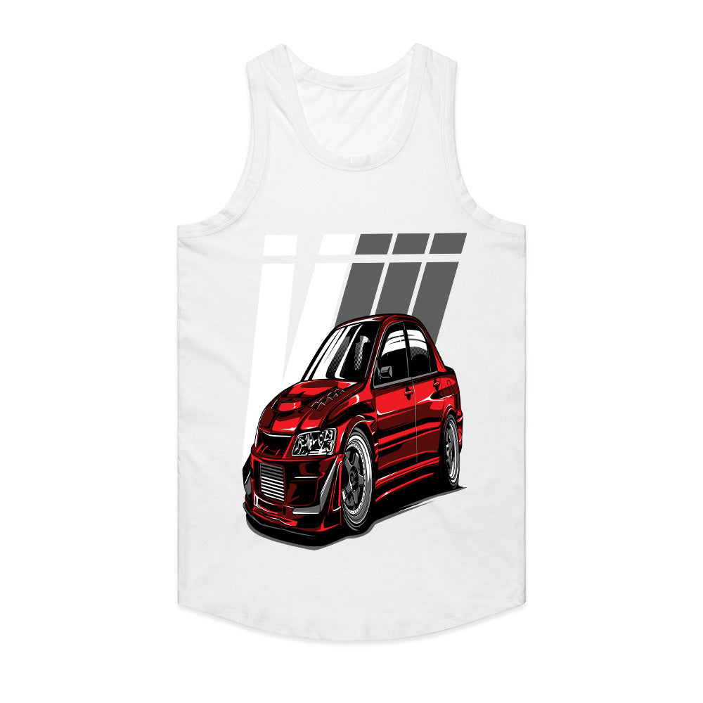 Evolution VIII Street Warrior T-Shirt — Red Turbo Beast Edition