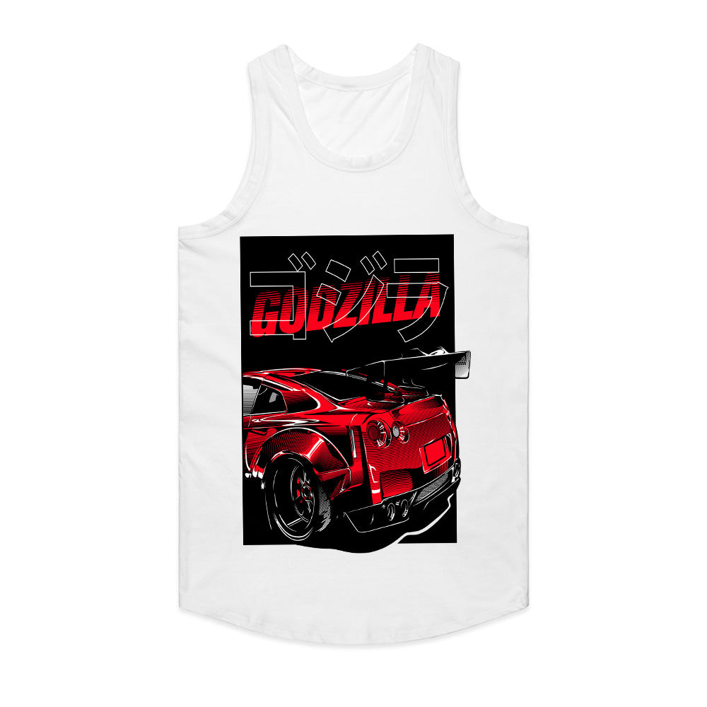 Godzilla Rear Attack T-Shirt — GT-R R35 Widebody Edition