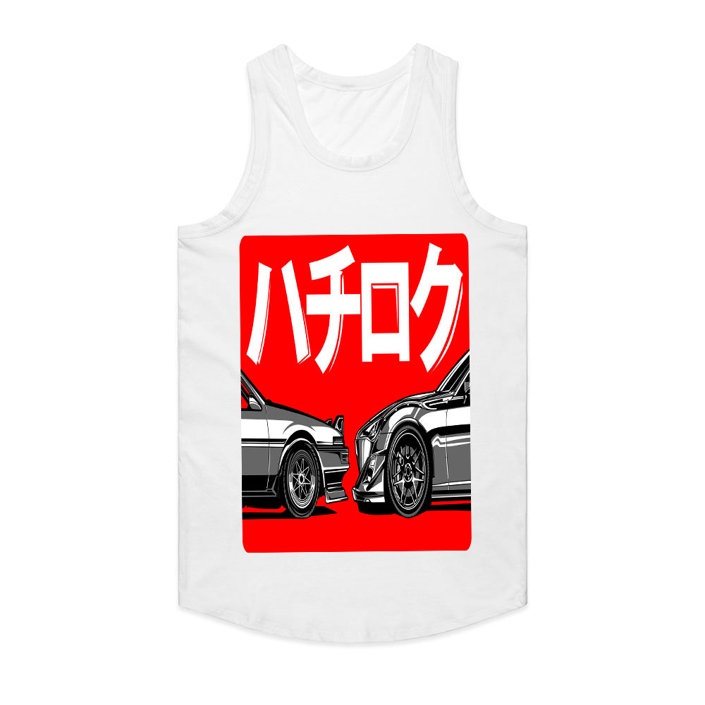 Hachiroku Evolution T-Shirt — AE86 vs. 86 Legacy