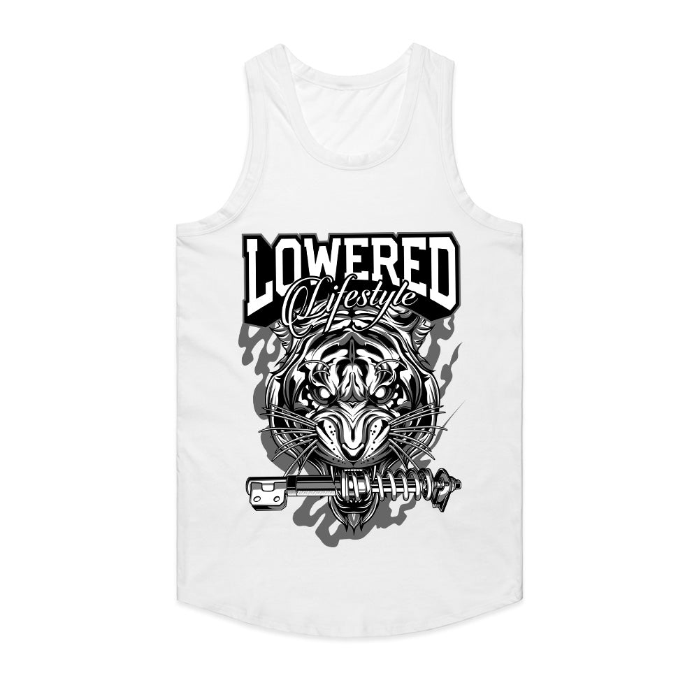 Lowered Lifestyle — Tiger Coilover Street Scene T-Shirt