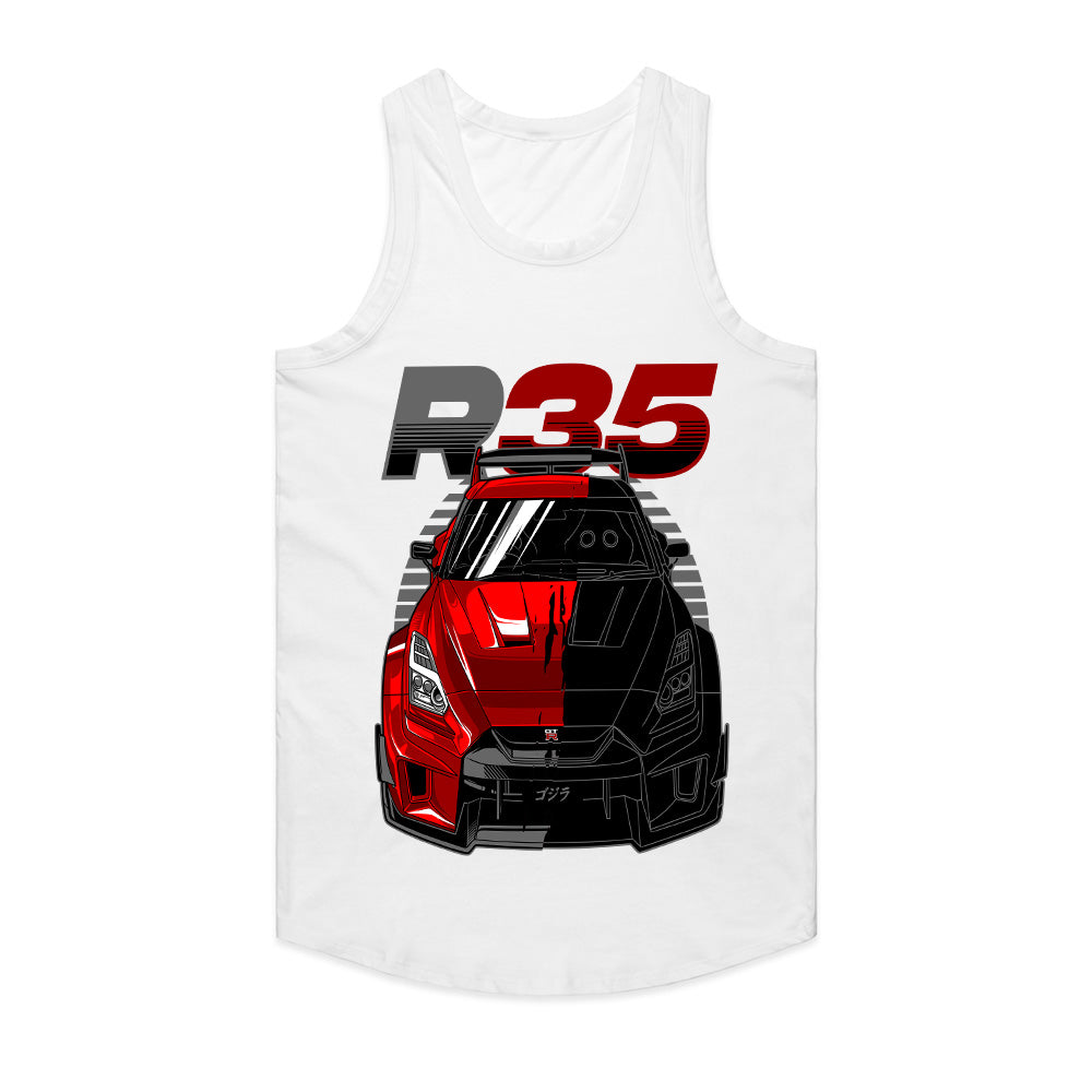 R35 Godzilla Mode – Nissan GT-R Supercar Beast T-Shirt