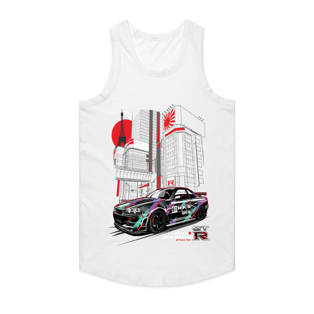 Tokyo GT-R Vibe – BNR34 Nismo Skyline Street Racing T-Shirt
