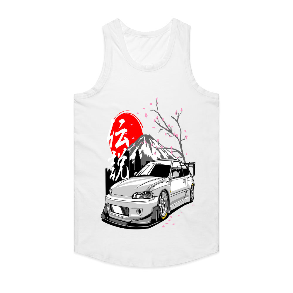 JDM Legend Civic – Mount Fuji Drift Spirit T-Shirt