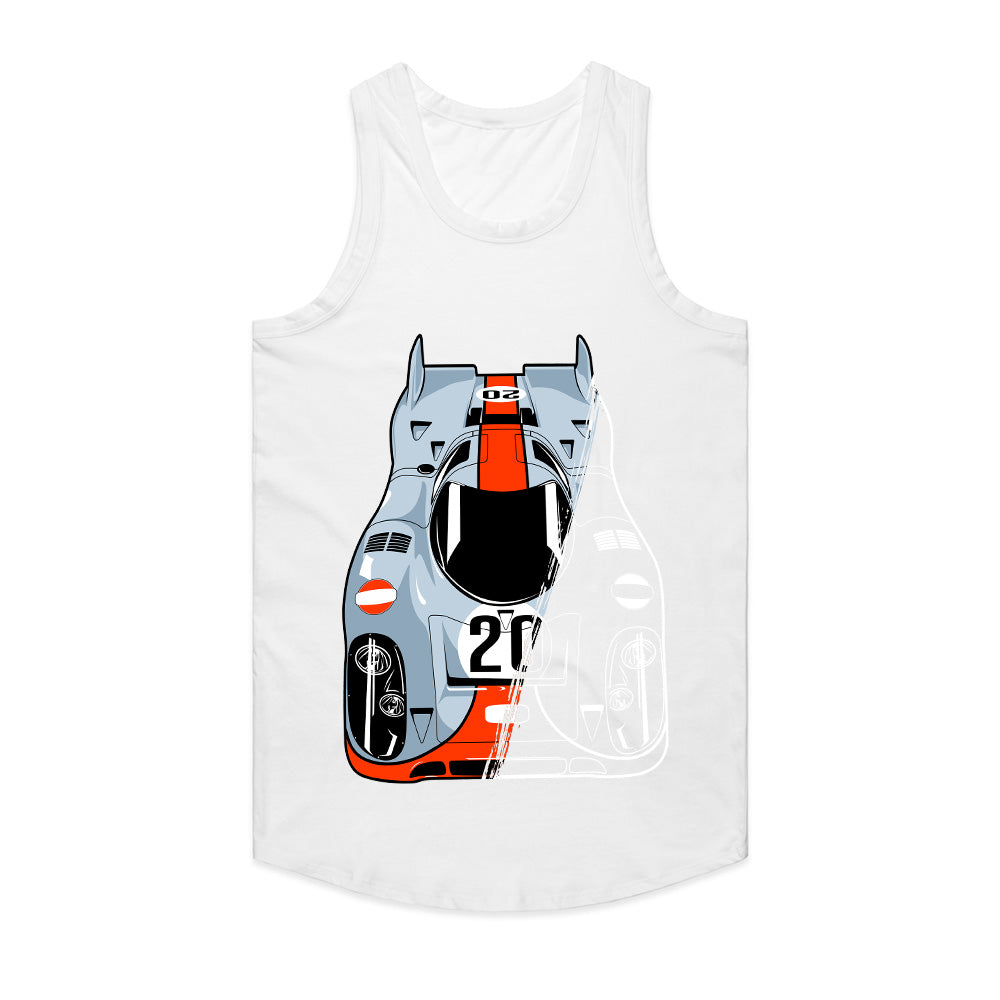 Vintage Le Mans Racer – Gulf 917 Racing Heritage T-Shirt