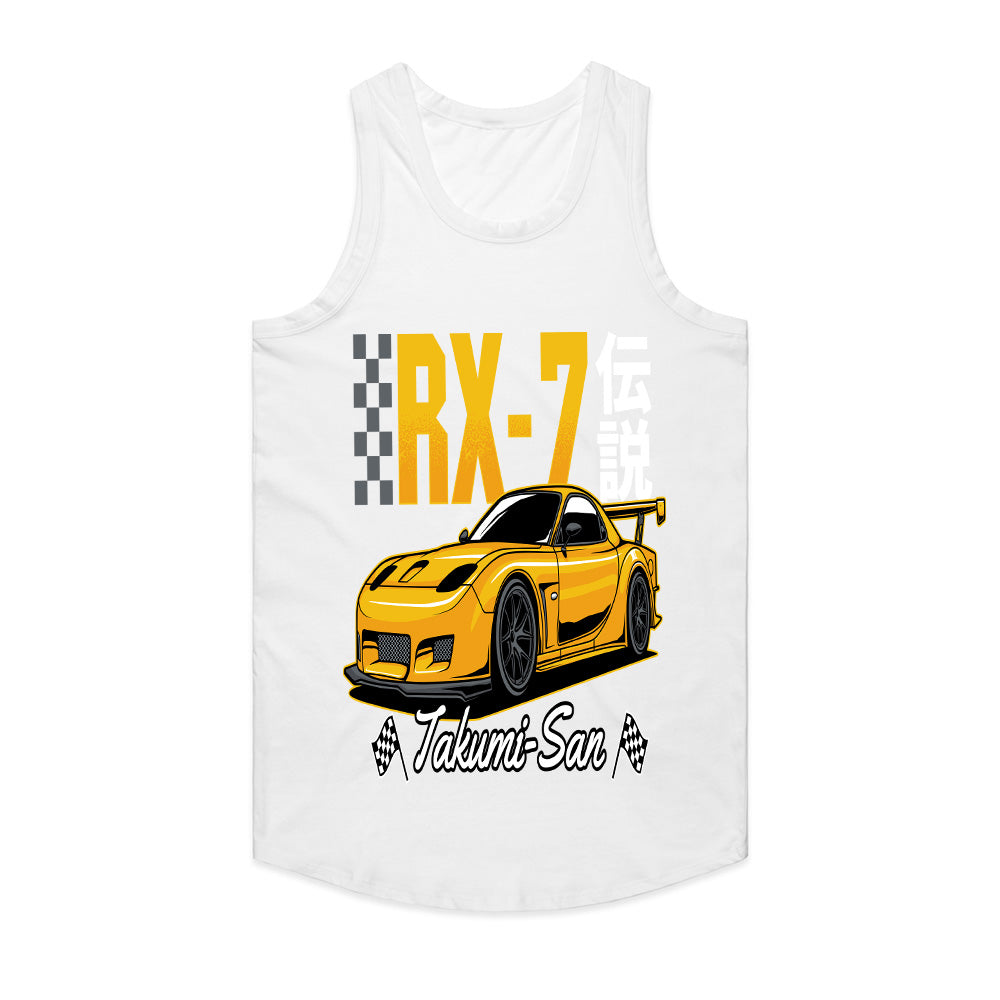 RX-7 Takumi-San T-Shirt – Rotary Drift Legend Tee