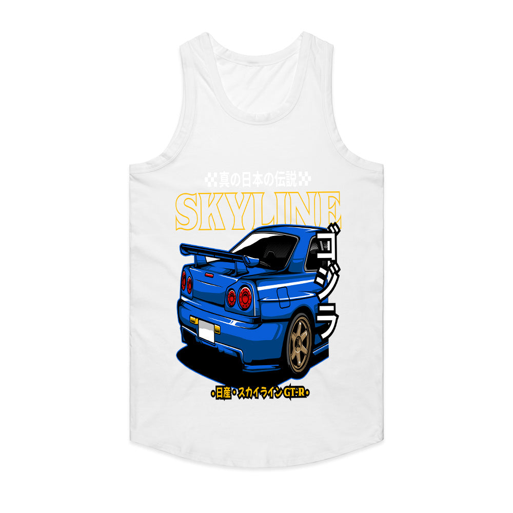 Skyline Godzilla R34 T-Shirt – True Japanese Legend Streetwear