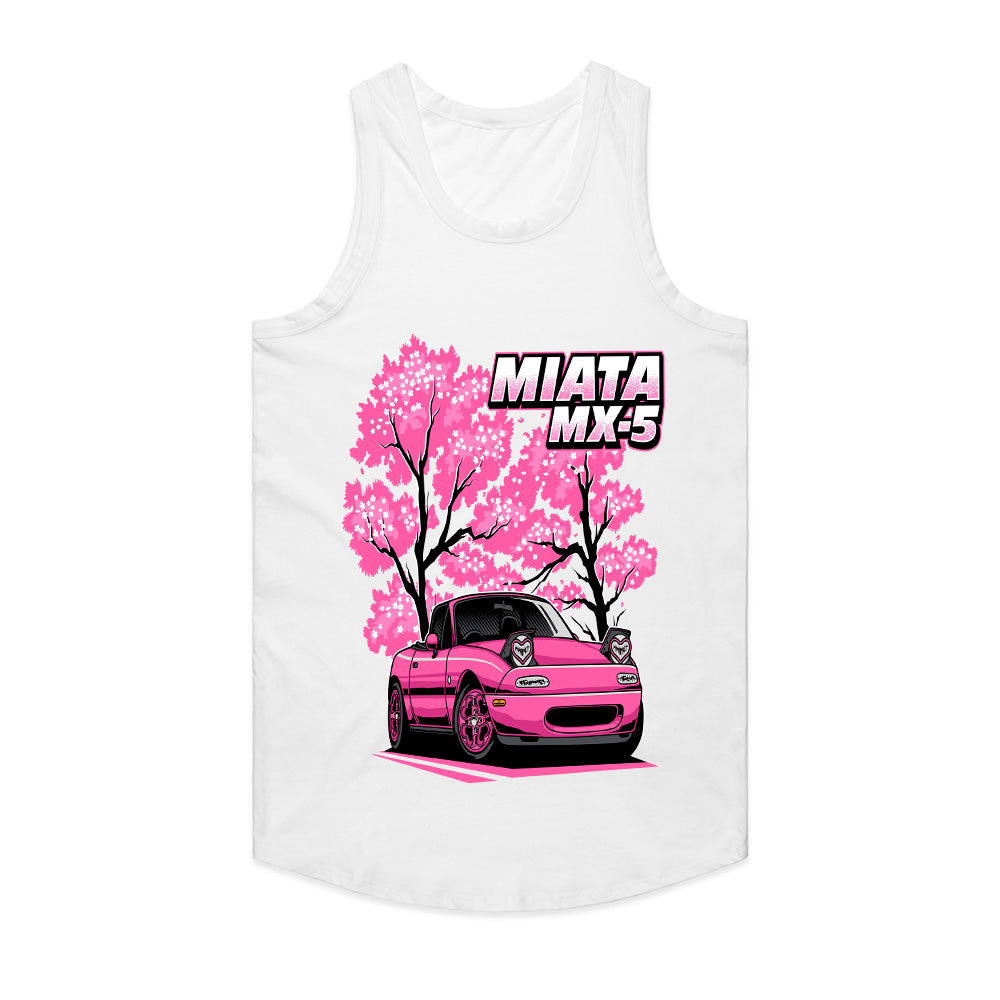 Miata MX-5 Sakura Blossom T-Shirt – JDM Roadster Spring Edition