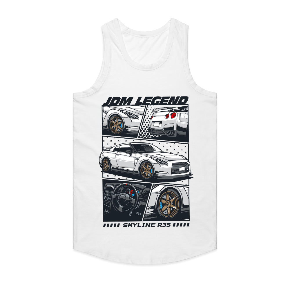 JDM Legend Skyline R35 T-Shirt – Godzilla Performance Edition