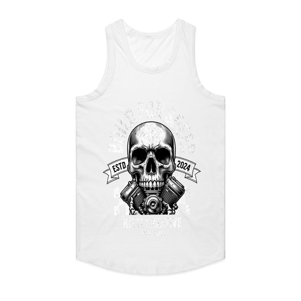 Build for Speed: Skull Engine Racer Tee