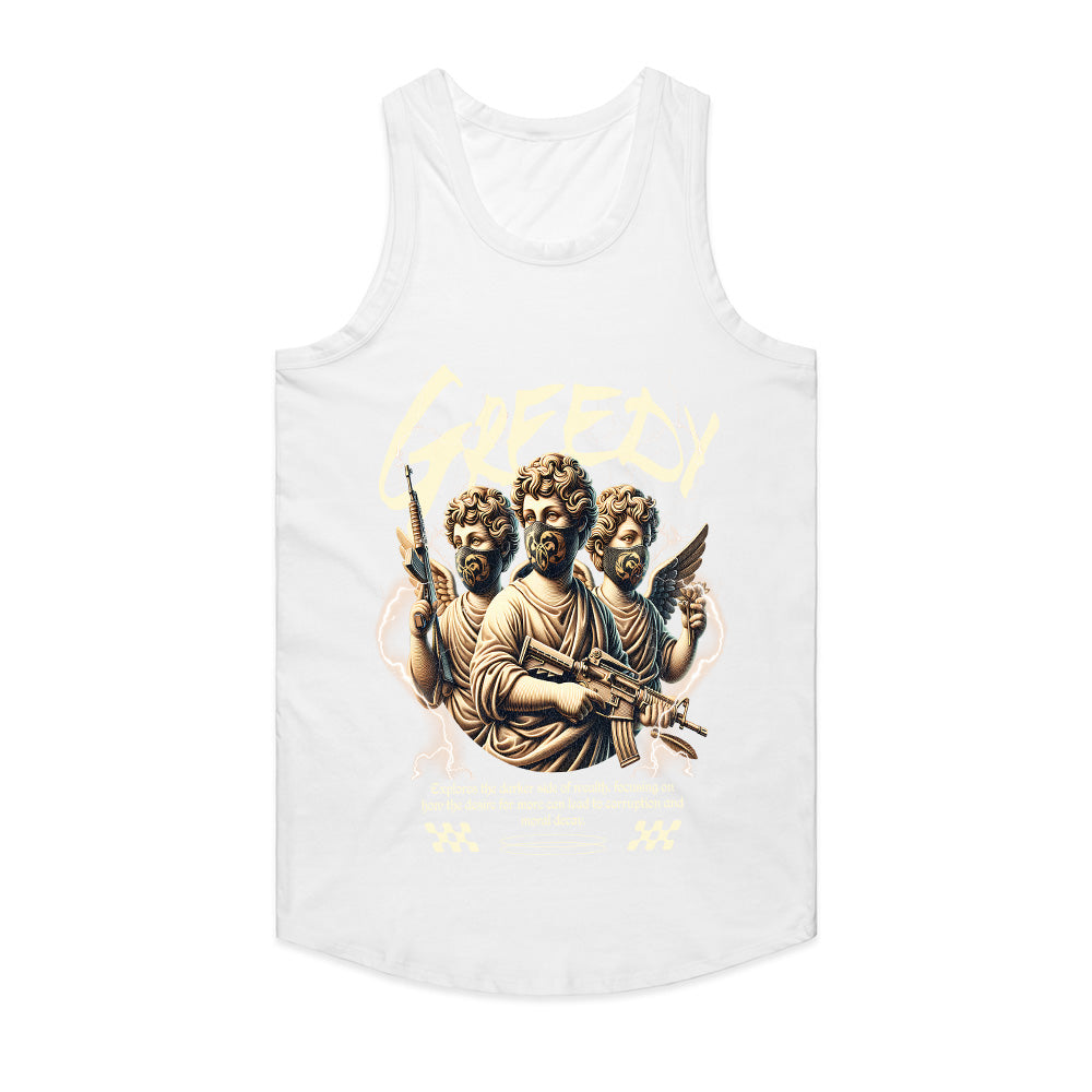 Greedy Saints: The Corruption of Desire Tee