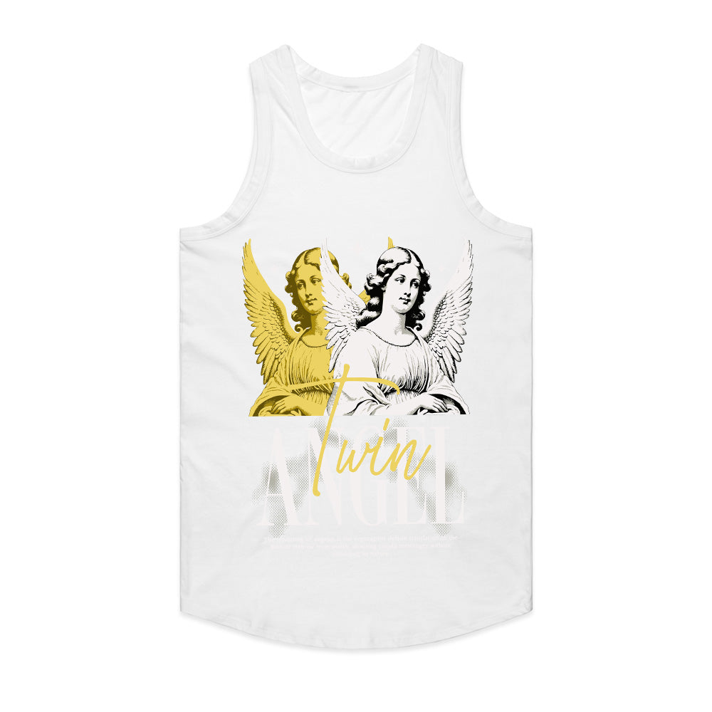 Celestial Twins: Dual Guardian Angel Tee
