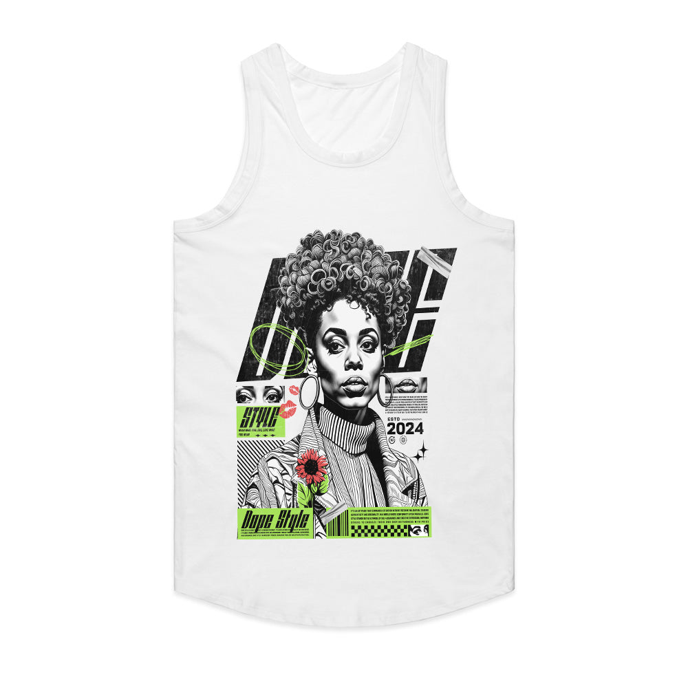 Dope Visionary: Neon Retro Queen Tee