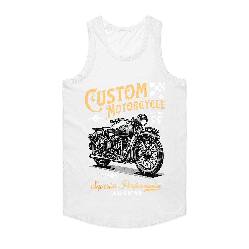 Vintage Torque: Custom Motorcycle Heritage Tee