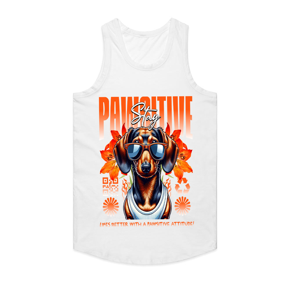Stay Pawsitive: Cool Pup Attitude Tee